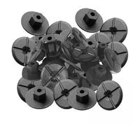 YWJLQH 3x 50 Pieces of Unthreaded Nuts, for Mounting Automotive Accessories, 4 Mm
