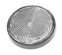 YWJLQH 6xTrailer Reflector Reflective Tape High Performance Night Reflector Replace Round Warning Sign for Mailbox Fence Truck RV