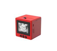 YWJLQH Children Photo Printer Kids Thermal Printer Sticker Printer Voice Printer With Lightweight Body And Simple Suitable for Daily Imaginative Play Home Crafts School Creativity, Array, Red