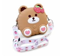 YWJLQH Children's Silicone Crossbody Bag | Waterproof Material, Crossbody Accessory, Walks in Nature, For Schoolchildren