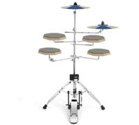 YWJLQH Drum Set, 5-Pad Music Instrument Practice Kit, Silent Drum Set for Beginners &, tenor