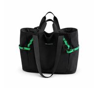 YWJLQH Expandable Duffle Travel Bag, Personal Item Shoulder Bag for Weekend Getaways, for Essentials, Black, Black