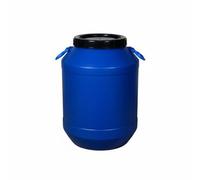 YWJLQH Large Capacity Container HDPE Storage Drum Thickened Barrel Wide Opening Secure Lid Versatile Fermentation Use Suitable for Managing Ingredients Household Supplies, Blue, 50L