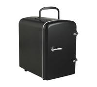 YWJLQH Mini Fridge Portable Compact Cosmetic Refrigerator And Warmer with Semiconductor Technology Lightweight Pp Material Suitable for Office Travel, Black
