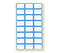 YWJLQH Pap Label s, Self, Pressure Sensitive, Utility, Workplace Sort, for Business Owns, Blue, Not Easy to Fall Off [20 sheets/480 Stickers] 24 Stickers/Sheet [Blue] Strong Adhesion + Easy to Tear