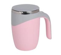 YWJLQH Portable Electric Coffee Mug with Self-Stirring Function, pink with cable