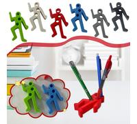ywkiyrs Crime Scene Pen Holder,Funny Pen Holder For Desk Dead Fred Desk Gadgets,Pencil Holder Desk Decor,Funny Office Accessories Pen Pot,Joke Gifts,Novelty Gifts & Funny Gifts for Men Women (6Pcs)