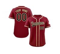 ywkiyrs Custom Classic Baseball Jersey Shirt Printed Button Down Tshirts Personalized Hip Hop Sport Wear for Men Women Kids