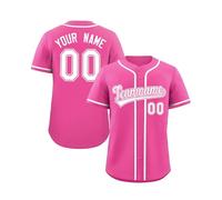 ywkiyrs Custom Classic Baseball Jersey Shirt Printed Button Down Tshirts Personalized Hip Hop Sport Wear for Men Women Kids