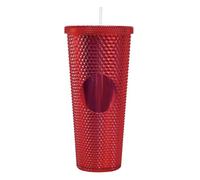 ywkiyrs Cute Drinking Cup,24oz Insulated Double Cold Cup Studded Tumbler with Lid and Straw,Movie Surrounding Accompanying Cup,Diamond Mug Recyclable Ice Coffee Cups Tumblers (B)