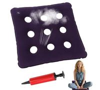 YWKJDDM Air Seat Cushion, Pressure Relief Cushion for Prevention Sores with Bonus Air Pump for Wheelchair Office Chair for Prevention Sores (pink, 16 Holes)