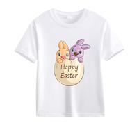 YWLINK Spring and Autumn New Fashionable Cute Print Comfortable Version of The Girls Printed T Shirt Just One You by Toddler Girl (White-C, 4-5 Years)