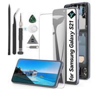 YWLRONG for Samsung Galaxy S21 5G G991U incell Screen Replacement for Samsung Galaxy S21 4G G990 incell LCD Display Touch Screen Digitizer Assembly Replacement with Tools(with Frame)