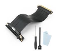 YWLRONG PCIe 4.0 x16 Riser Cable for GPU, 90 Degree Extension Cable