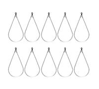 YWLUUOO 10 Pcs Hoop Earring Finding Teardrop Craft Art Accessories Components Earrings Beading