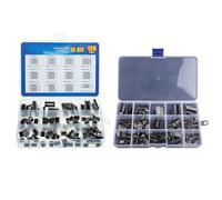 YWLUUOO 12 Values 120Pcs Opamp Timer Darlington Phototcoupler LM324 LM339 PC817 ULN2003AN ULN2803APG NE555P PC817 IC Chips Kit