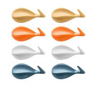 YWLUUOO 8pcs Home Decoration Hangers Removable Keychain Storage Organizers Wall Hanging Hook for Keys Hats Bags Hot Air Balloon Decorative Hooks