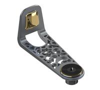 YWLUUOO Aluminum Alloy Projector Display Rack L-shaped Wall Hanging Bracket Holder Stand Base with Flexible PTZ Designing Easy Installation