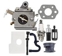 YWLUUOO Carburetor Kit for C1Q-S57A Fit 018 MS170 MS180 Chainsaw Engine Parts Filter Fuel for Plug Carburetor Tool Kit Pumper Engine Gasket Synchronizer for Motorcycle Cars