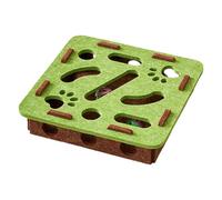 YWLUUOO Cats Challenge Box with Bells Ball Felt Puzzle Toy for Boredom Kittens Entertainment Engaging Interaction Puzzle