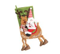 YWLUUOO Christmas Theme Stocking Large Capacity Hanging Candy Present Bag Santa/Snowman/Deer Sock Festival Mantels Accessory Home Celebration Decoration