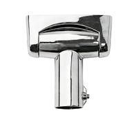 YWLUUOO Easy Install Lip Mount Bath Rod Base for 22 25mm Diameter Worldwide Supporting Curtain Shafts in Multiple Locations Bathroom Addition