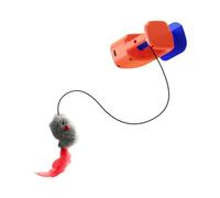 YWLUUOO Electric Motion Activated Puss Chasing Toy Bird/Replaceable Attachment Optional Lanyard for Most Fun Entertainment Toy