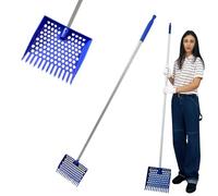 YWLUUOO Ergonomic Chicken Manures Removal Tool with Detachable Alloys Handle Comfortable Grip Chickens Waste Removal Tool Detachable Aluminum Livestock Shovel