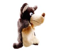 YWLUUOO For Grey Wolf Hand Puppet Soft Animal Hand Puppet for Girls and Boys Party Favor Interactive Stuffed Animal Toy for Finger Puppets for Kids
