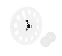 YWLUUOO Inch Take Up Reel Replacement with 2 Pads, Empty Reel-to Tape for Recorder Setup Work Daily Use Mm Two Pads Hub Opening
