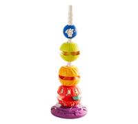 YWLUUOO Interactive Stacking Rings Learning Toy for Infant Toddler Early Education Fine Motor Skill Training Color Cognition Toy Rainbow Stacking Rings