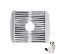 YWLUUOO Litter Box Hair Remover Tool Soft Bristle Brush Captures Shedding Hair for Most Boxes Pet Brush