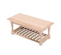 YWLUUOO Miniature Sturdy Wood Table for Dollhouses Decoration and Girls ' Role Playing Toy in 1 12 Scale Daily Casual Use Dollhouses Accessories