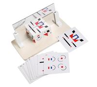 YWLUUOO Mirroring Images Construction Blocks Educational Wooden Puzzle for Early Childhood Skill Development Logical Thinking Games