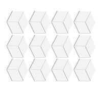 YWLUUOO Of 12 Soundproof Foam Tiles Hexagonal Adhesive Wall Panel Polyester Soundproof Wall Panel Foam Adhesive Acoustics Tiles