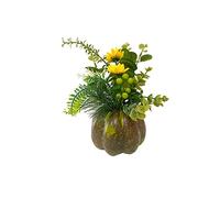 YWLUUOO Simulation Pumpkin with Leaves Statue Dashboard Ornaments False Pumpkin TV-Cabin Halloween Ornaments Holiday Decorations