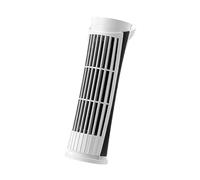 YWLUUOO Small USB Desktop Fan 2-Speed Winds Speed Adjustment Bladeless Desk Tower Fan With LED Light Student Room Cooling Tool Cooling Gadget