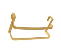 YWLUUOO Space Saving Door Mount Towel Rack Simple Arrange Metal Build Holds Multiple Items Kitchen Bathroom Storage Solution Multipurpose Hanger