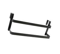 YWLUUOO Space Saving Door Mount Towel Rack Simple Arrange Metal Build Holds Multiple Items Kitchen Bathroom Storage Solution Multipurpose Hanger