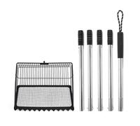 YWLUUOO Strong Chicken Area Cleaner with Folding 25CM Handle and Multipurpose Attachment Feature Multifunctional Poultry Cleaning Tool