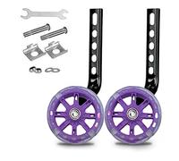 YWLUUOO Training Wheel Mute Flashing Bicycles Stabiliser Mounted Kits for Kid Bikes of 12 14 16 18 20 Inch Accessories LED Training