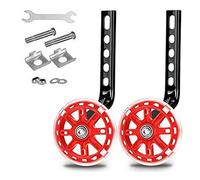 YWLUUOO Training Wheel Mute Flashing Bicycles Stabiliser Mounted Kits for Kid Bikes of 12 14 16 18 20 Inch Accessories LED Training