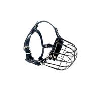 YWLUUOO Ventilated Metal Canine Nose Securitylock Plan Against Chew Chew Control Modifiable Neck Strap for Intermediate Dog Training Nose for Yelping Control