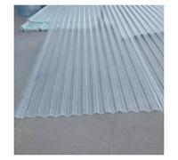 YWMEAC Corrugated Plastic Sheet for Canopy, Good Light Transmission Roof Panels, Ideal for Sports Stadium Grandstands/Clear/0.9 * 1.2M/2.95 * 3.94Ft