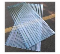 YWMEAC Roofing Panels for Daylighting, Translucent Corrugated Roof Sheets for Bicycle Parking Sheds/Clear/0.9 * 1.1M/2.95 * 3.61Ft