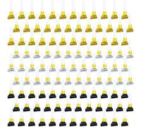 ywmigl 100 Pcs New Years Eve Noisemakers Party Favor Gold Silver Black Blower Horns Whistles 2026 Happy New Year Party Supplies for Sporting Events Birthday Celebration