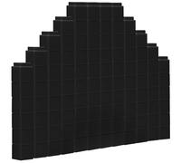 ywmigl 200 Pcs Black Linking Cubes for Math Counting Cubes Manipulatives Plastic Counting Block Manipulative Classroom Learning Supplies for Educational Preschool Activities Boy Girl (Black)