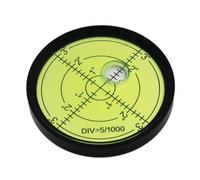 YWMJZEU Easy to Carry Circular Level | Center-Finding Level, Thin-Body, for Rv Leveling, Machinists, Carpenters, Black