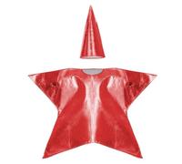 YWMJZEU Pull-on -Shaped Outfit, Red, Adult One Size 155-190 Cm | Shiny, shiny, Apparel, for Stage Performances, Holiday Parties, Adults, actors