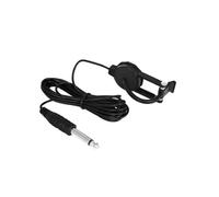YWMJZEU Violin Clip Pickup Transducer with Secure Clamp Mount and Wired Connection and Metal Construction for Non Marking Attachment suitable for practice use